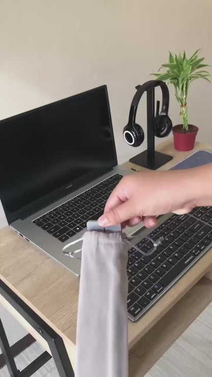 Adjustable Aluminum Laptop Riser – X Style